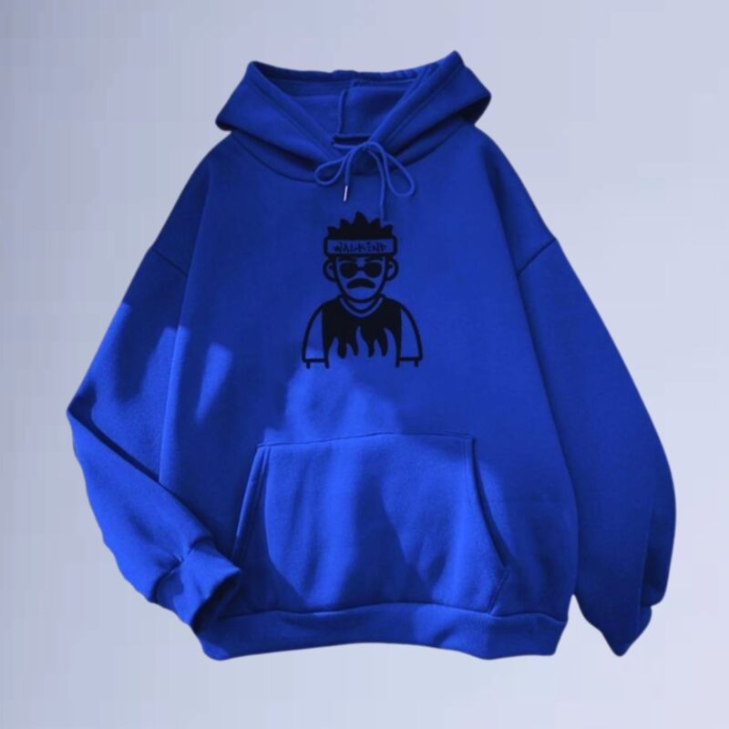 Azul Royal — Moletom canguru walkind swag street