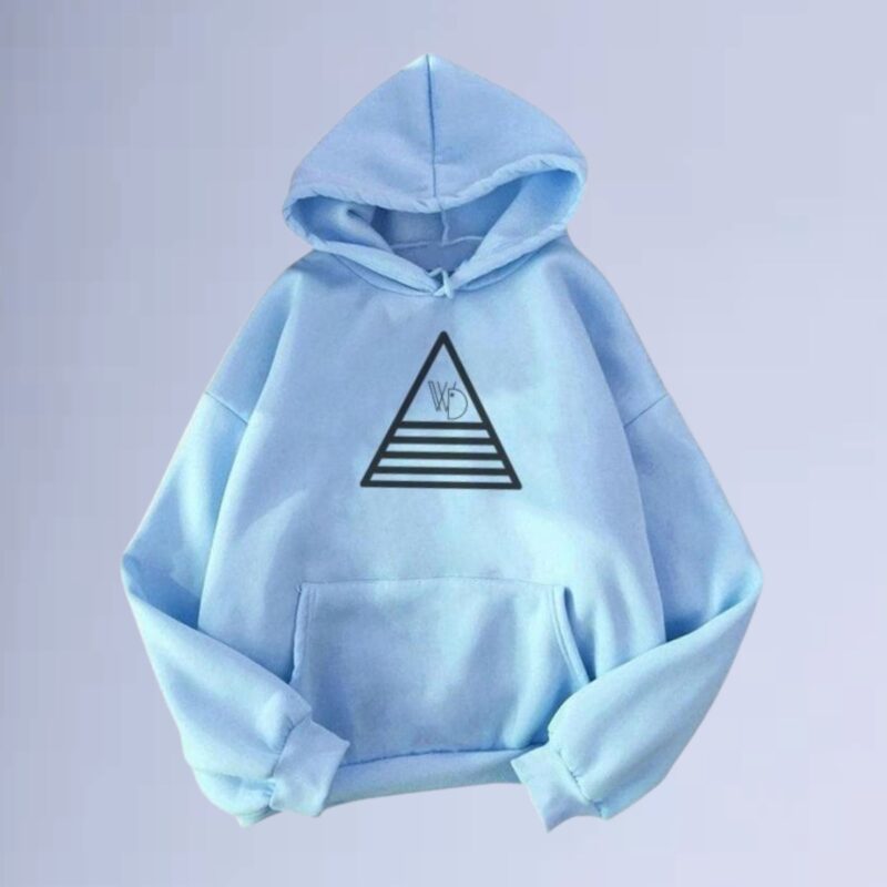 Azul bb — Moletom canguru walkind triangle
