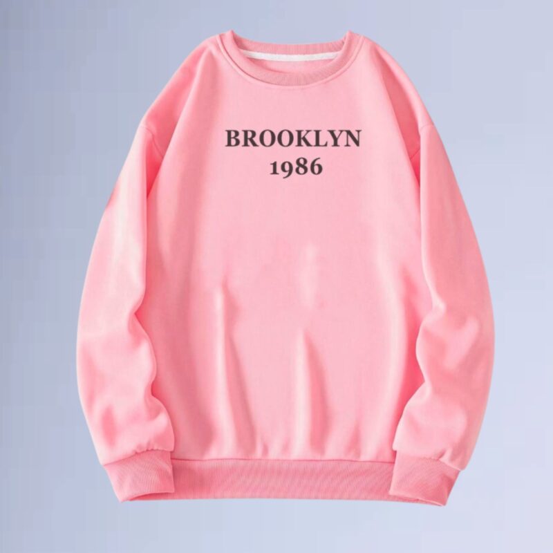 Rosa — moletom gola careca broklyn