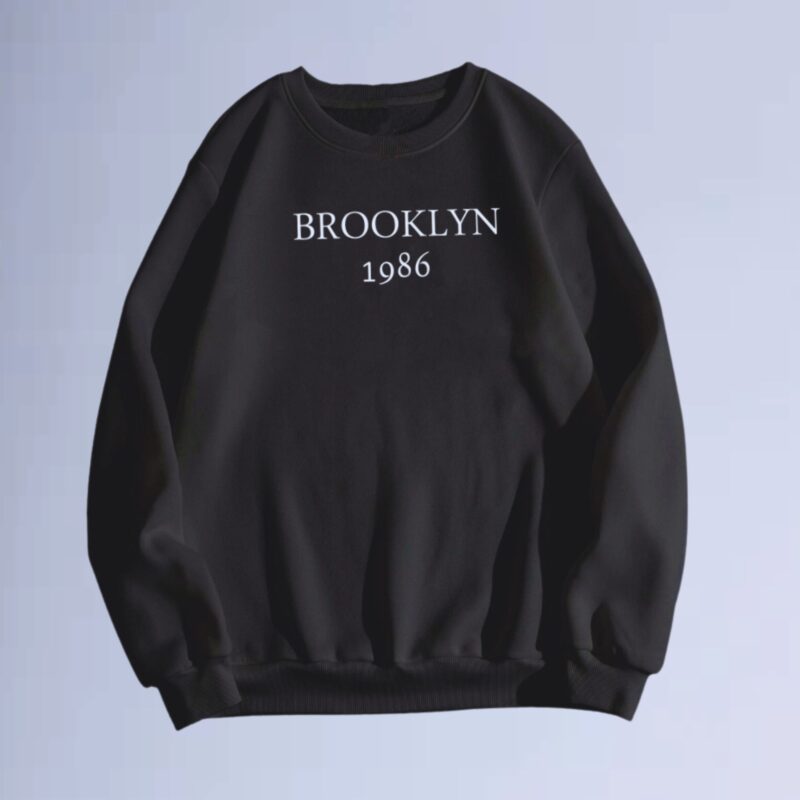 Preto — moletom gola careca broklyn