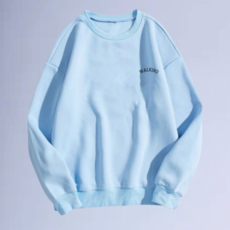 Azul bb — moletom gola careca curved small