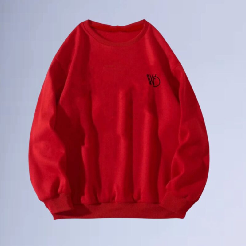 Vermelho — moletom gola careca logobx small