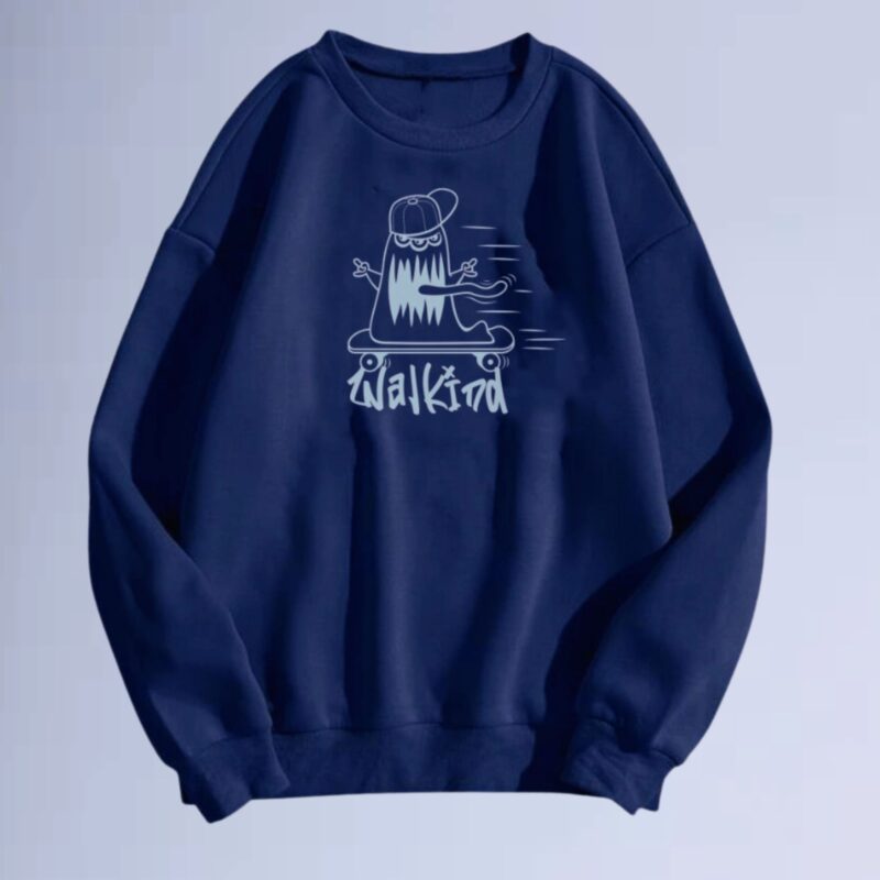 Azul Marinho — moletom gola careca monster street