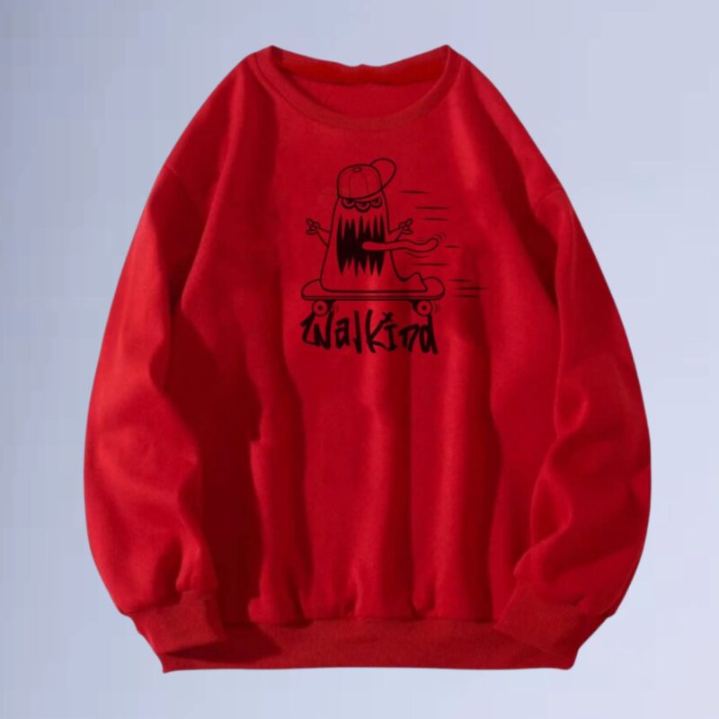 Vermelho — moletom gola careca monster street