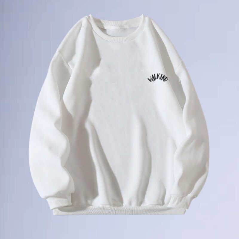 Branco — moletom gola careca pissed small