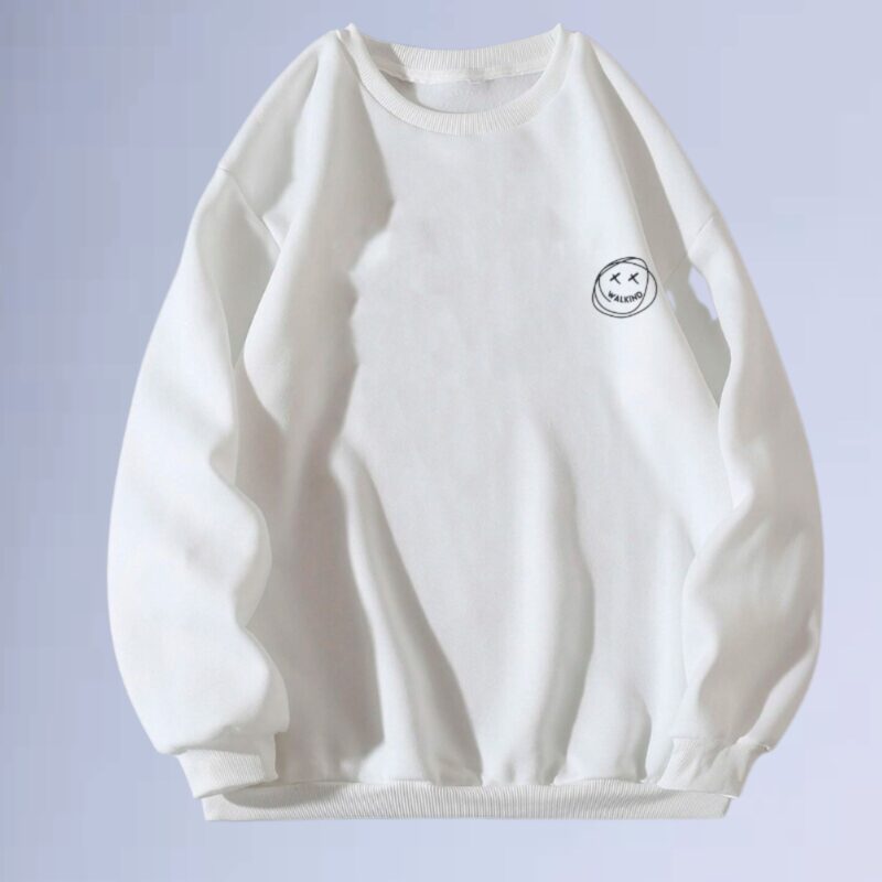 Branco — moletom gola careca smilie small