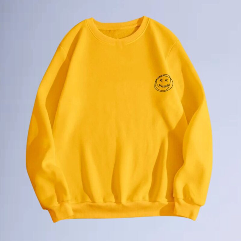 Amarelo — moletom gola careca smilie small