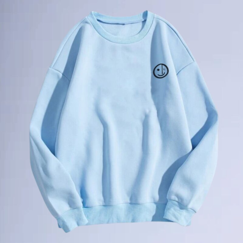 Azul bb — moletom gola careca smilie street small