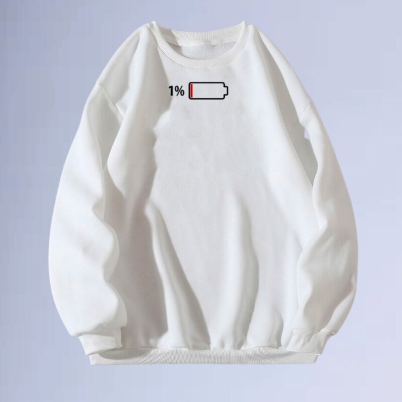 Branco — moletom gola careca unloaded