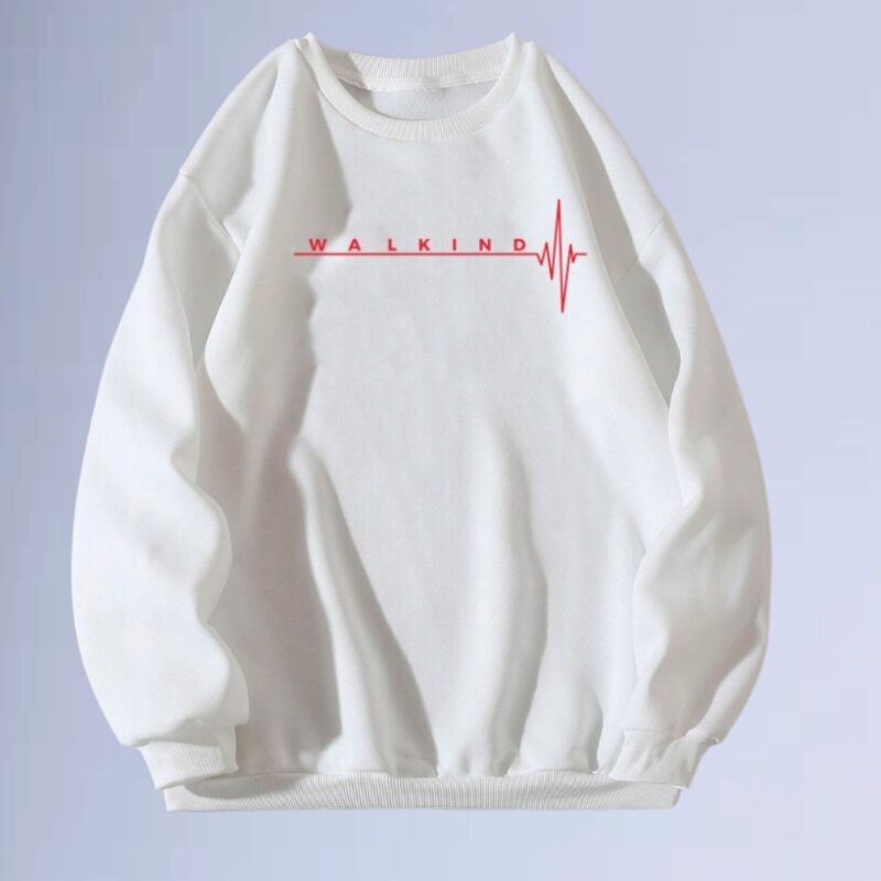 Branco — moletom gola careca walkind beats