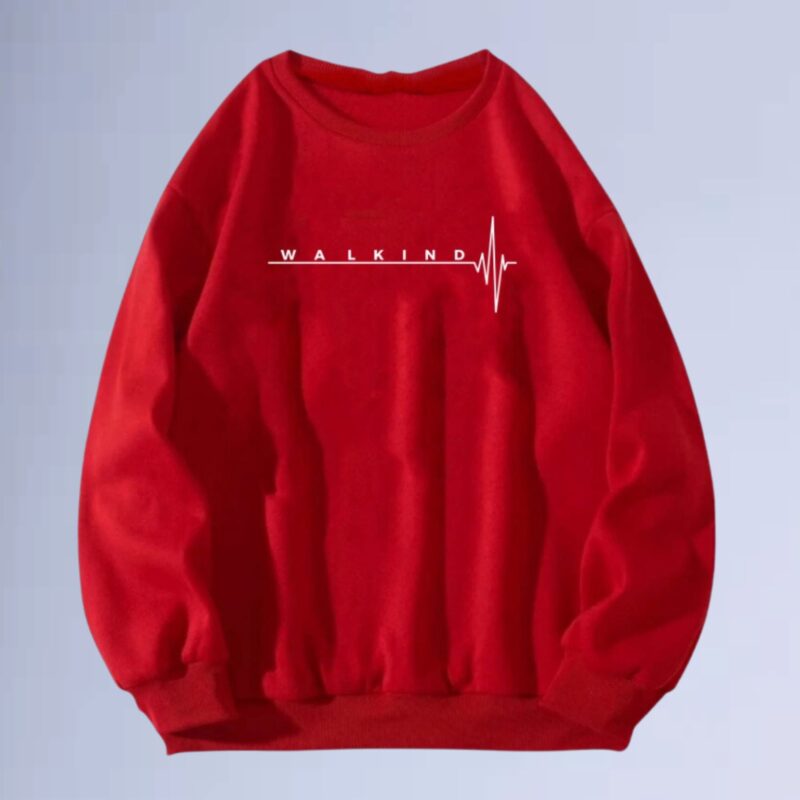 Vermelho — moletom gola careca walkind beats