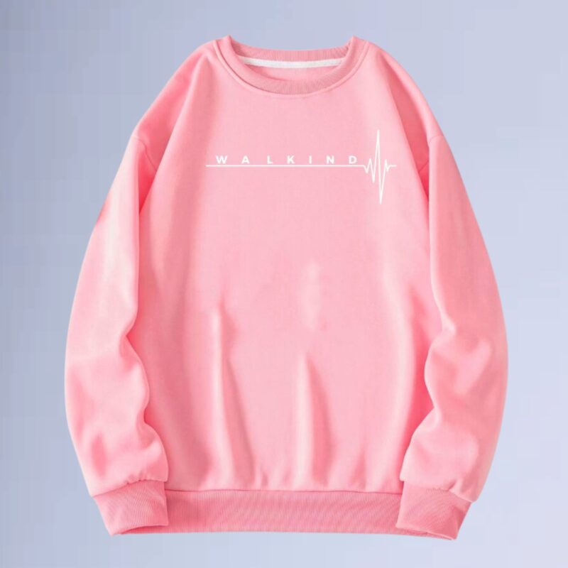 Rosa — moletom gola careca walkind beats