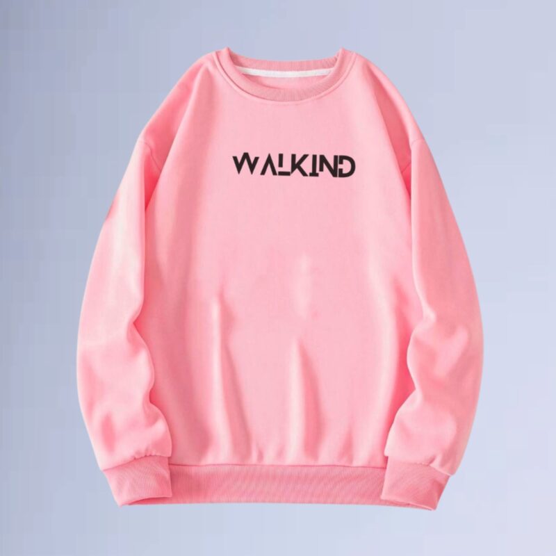 Rosa — moletom gola careca walkind blaricka