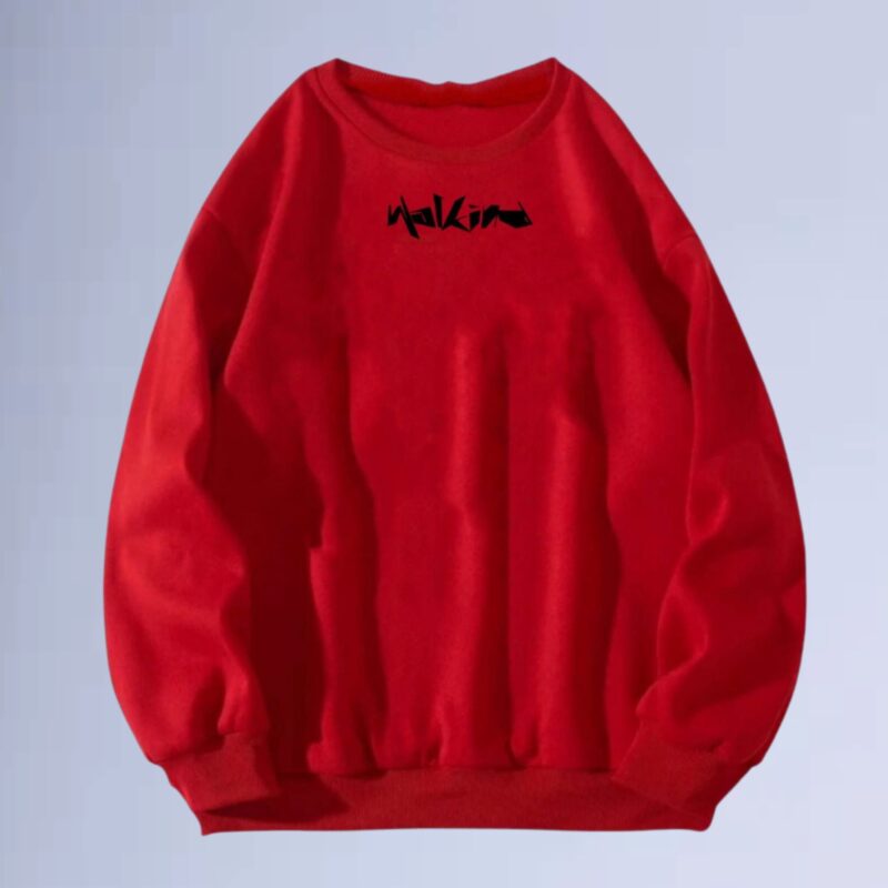 Vermelho — moletom gola careca walkind center