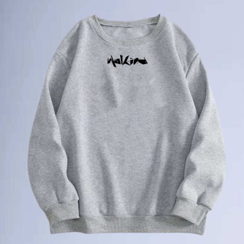 Cinza Mescla — moletom gola careca walkind center