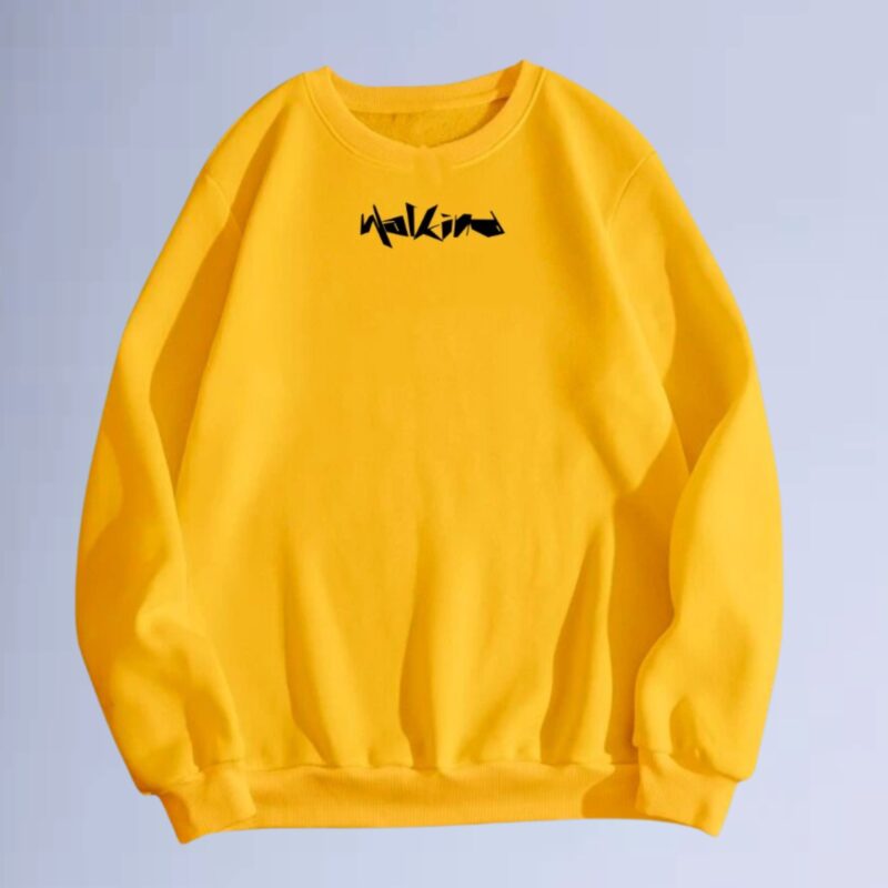 Amarelo — moletom gola careca walkind center