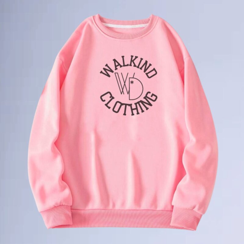 Rosa — moletom gola careca walkind clothing