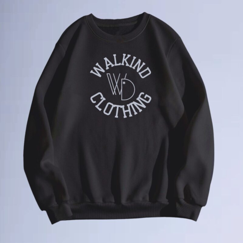 Preto — moletom gola careca walkind clothing