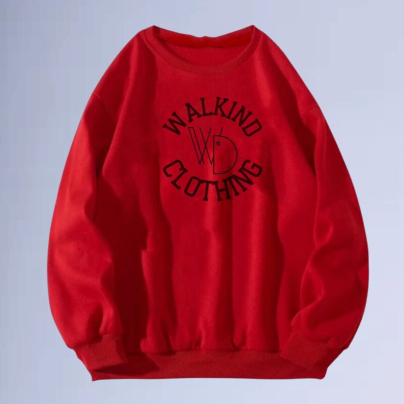 Vermelho — moletom gola careca walkind clothing