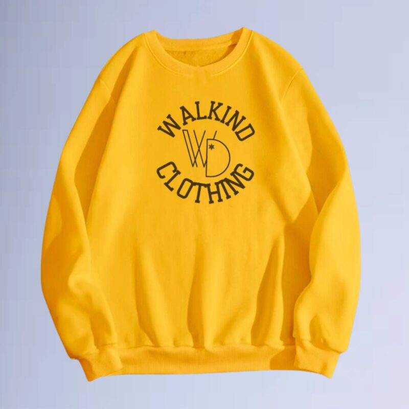 Amarelo — moletom gola careca walkind clothing
