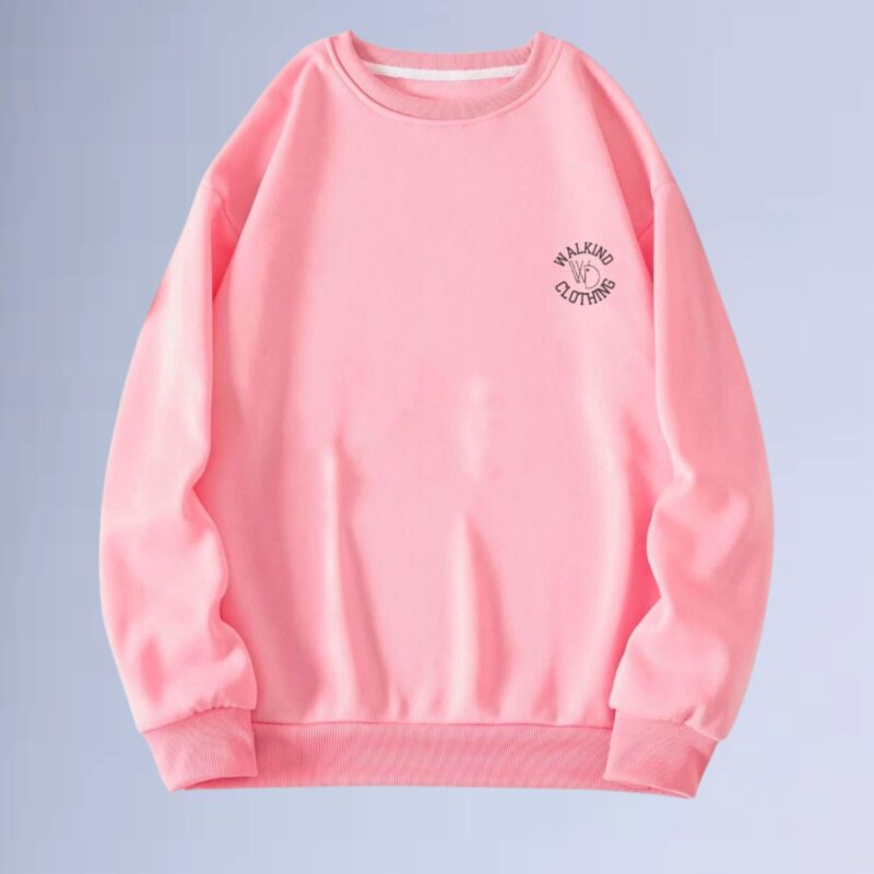 Rosa — moletom gola careca walkind clothing small