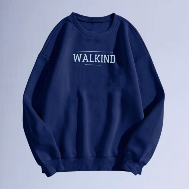 Azul Marinho — moletom gola careca walkind list