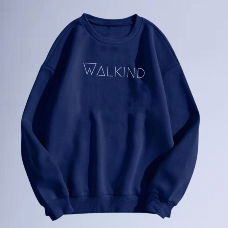Azul Marinho — moletom gola careca walkind skinny – Copia