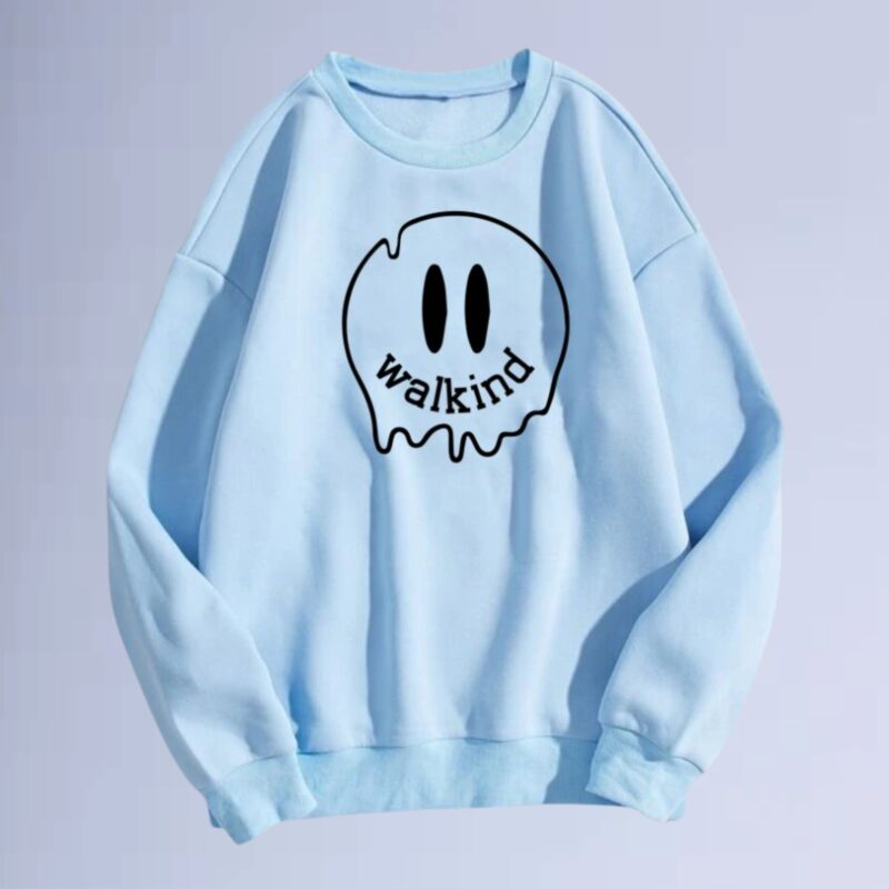 Azul bb — moletom gola careca walkind smilie melt – Copia