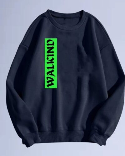 moletom gola careca walkind street green