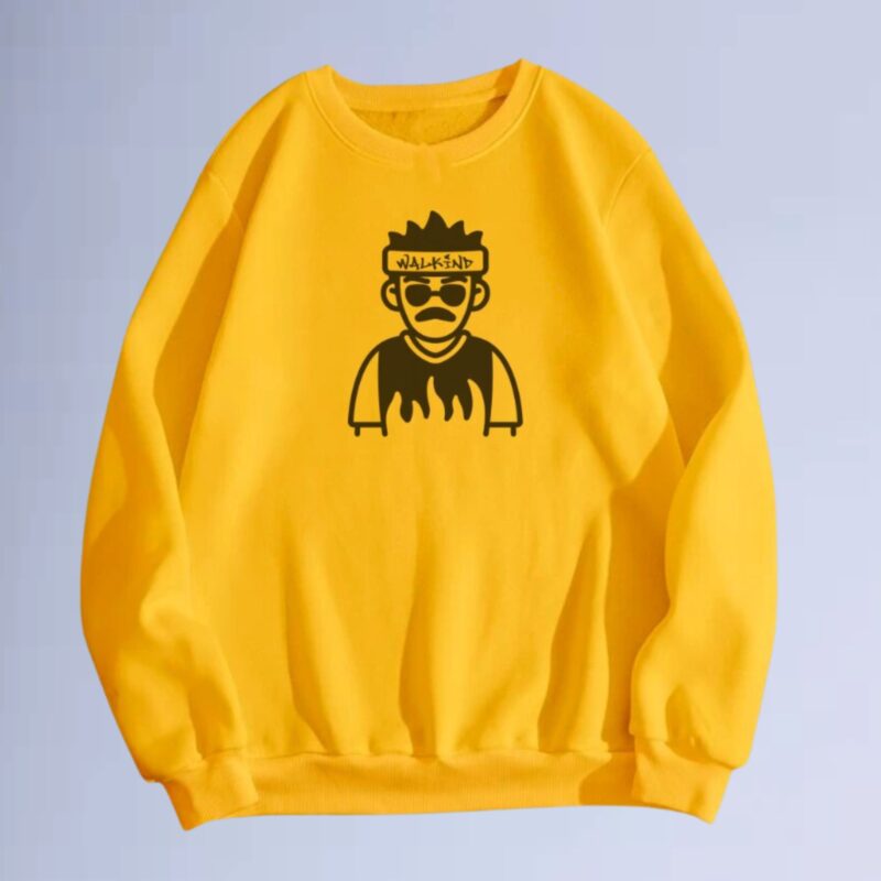 Amarelo — moletom gola careca walkind swag