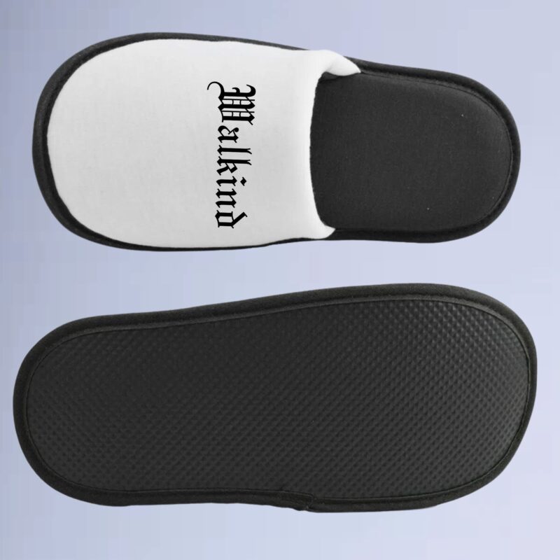 Preto/Branco — pantufa walkind ingles antigo