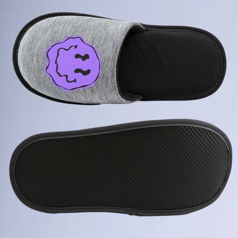 Cinza/Preto — Pantufa walkind purple