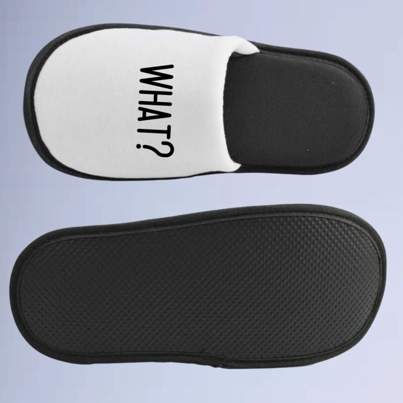 Preto/Branco — pantufa walkind what