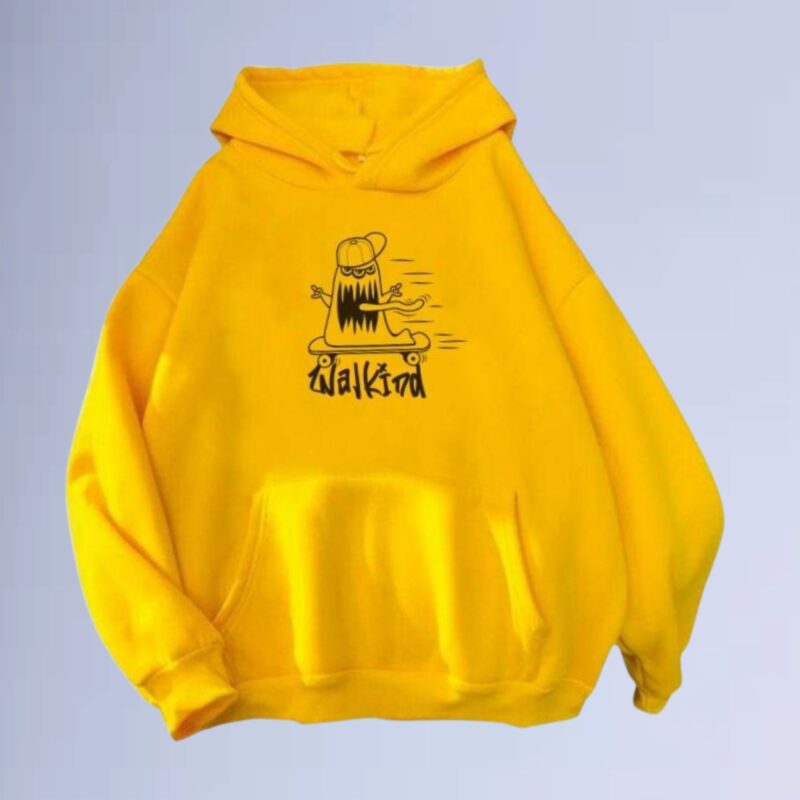 Amarelo — Moletom canguru walkind monster street