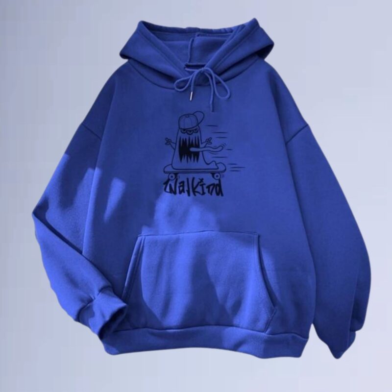 Azul Royal — Moletom canguru walkind monster street