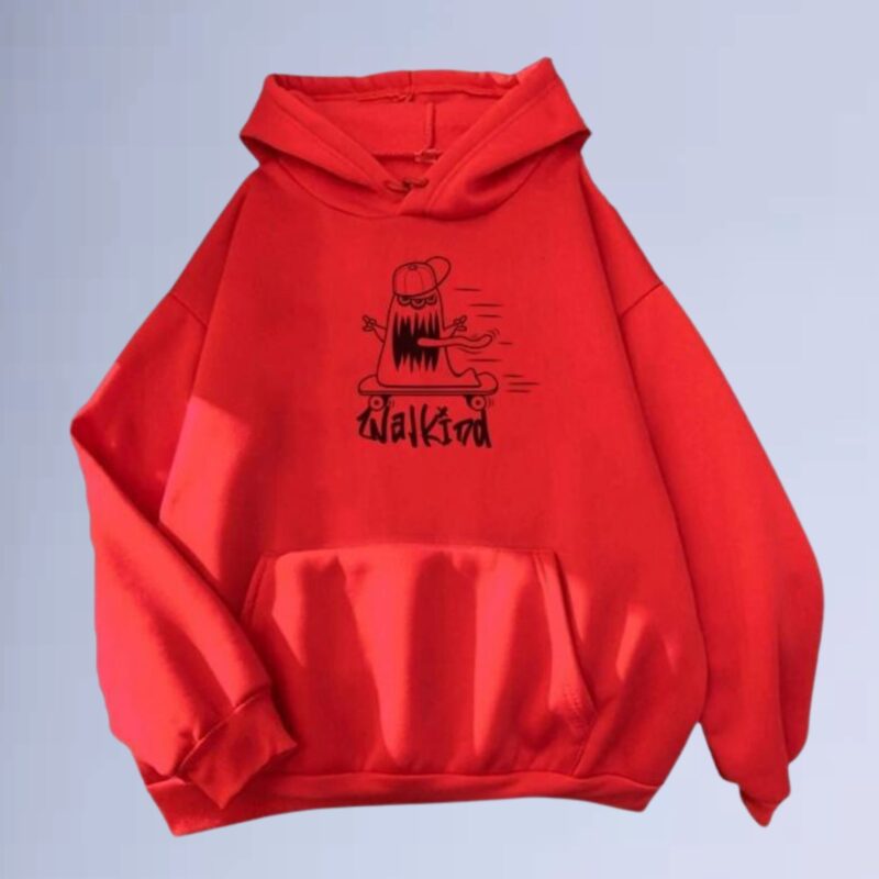 Vermelho — Moletom canguru walkind monster street