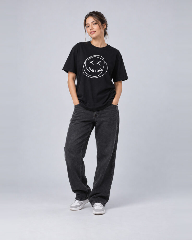 Preto — Camiseta Walkind Smile