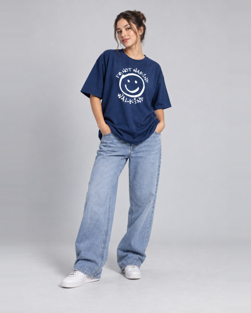 Azul Marinho — Camiseta im not walkind