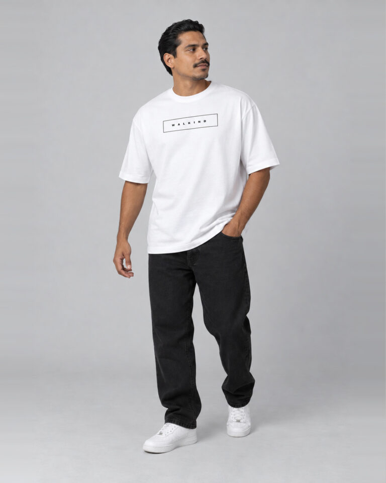 Camiseta oversized walkind frame