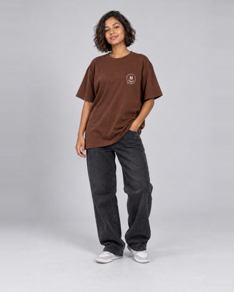 Marrom — camiseta mini smile melt