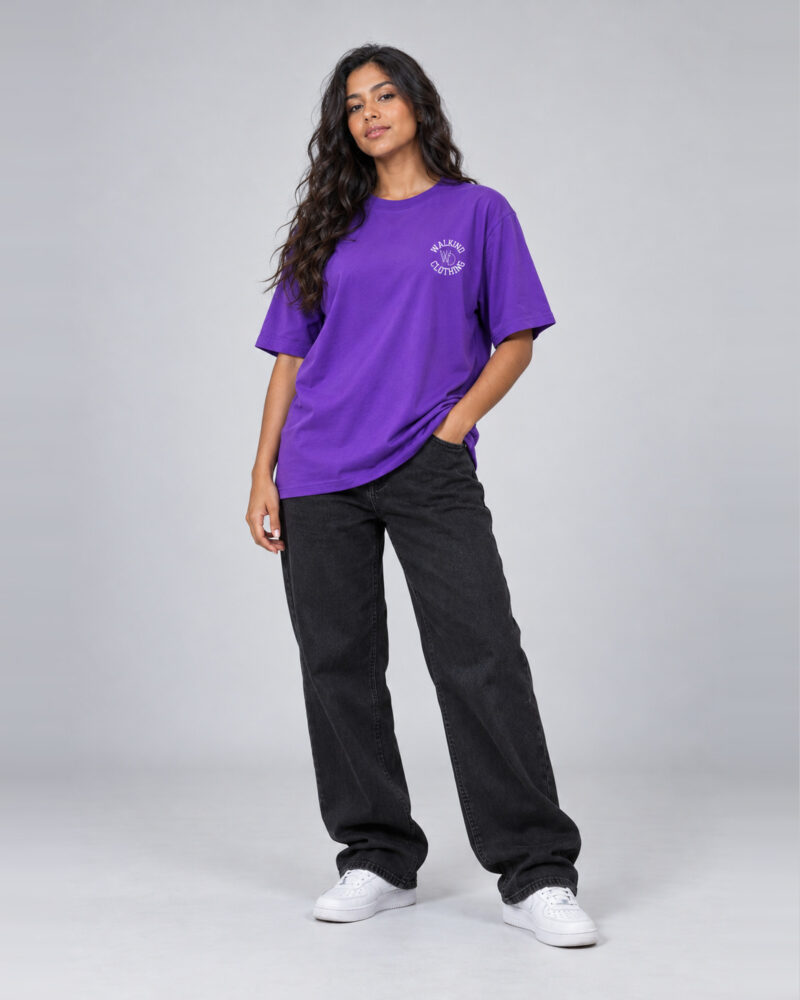 Roxo — camiseta  mini walkind clothing