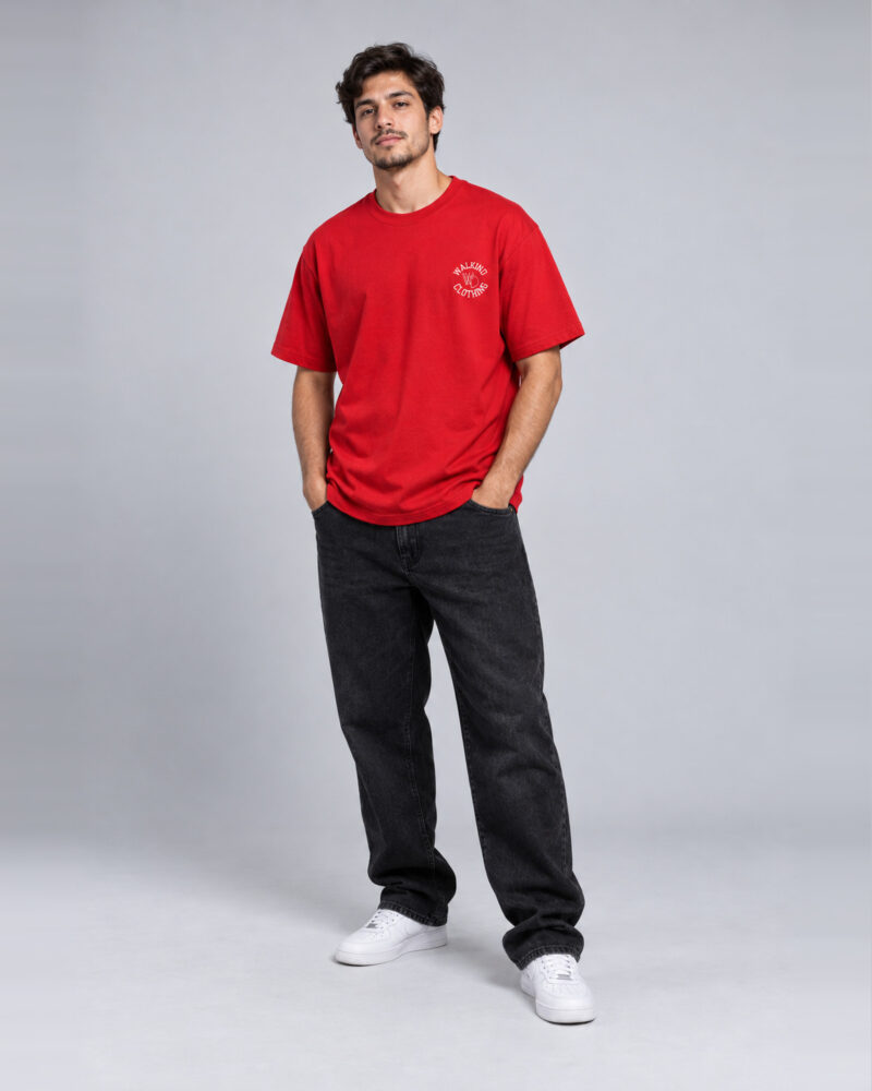 Vermelho — camiseta  mini walkind clothing