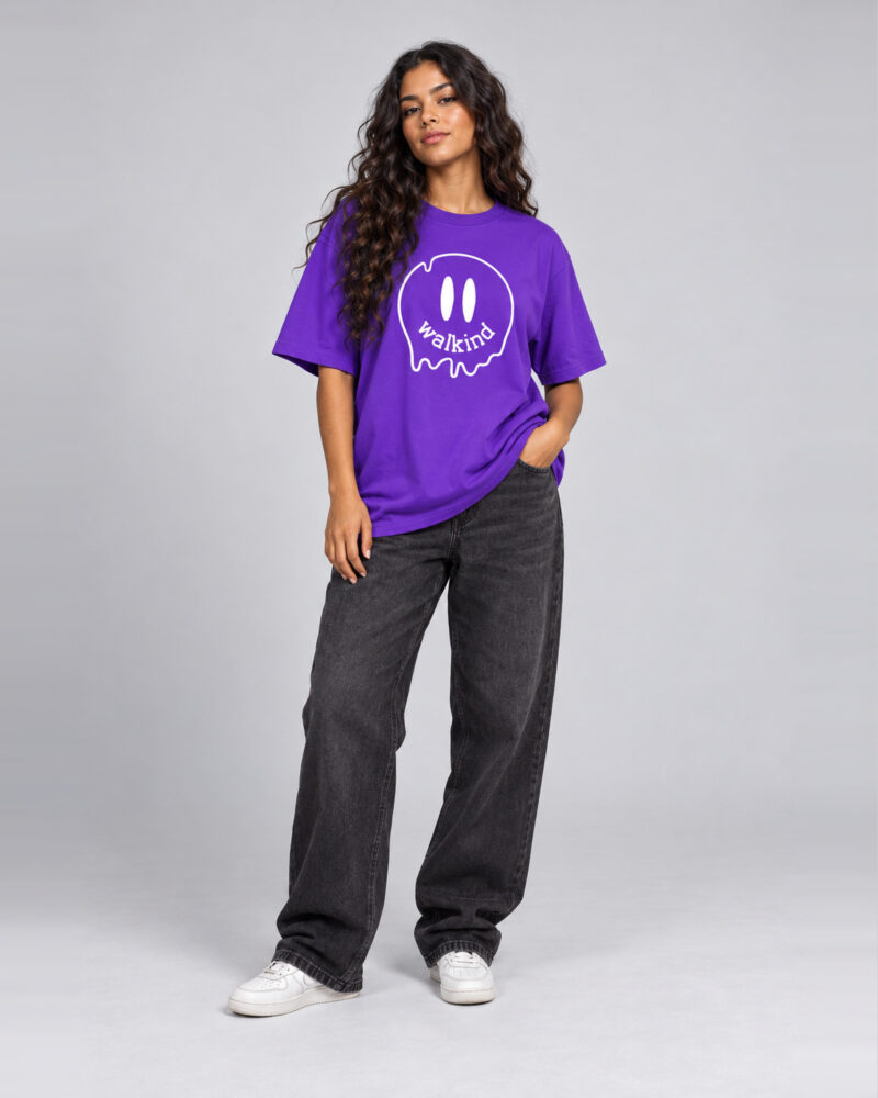 Roxo — camiseta smilie melt
