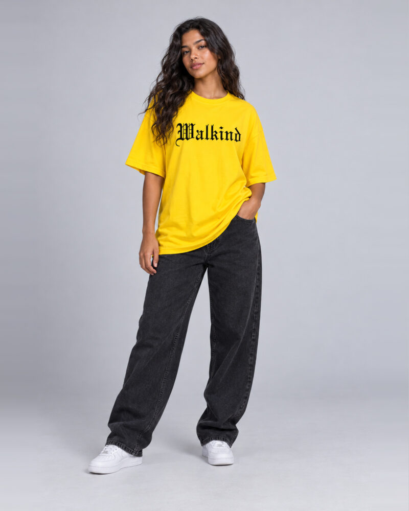 Amarelo — camiseta walkind inglês antigo