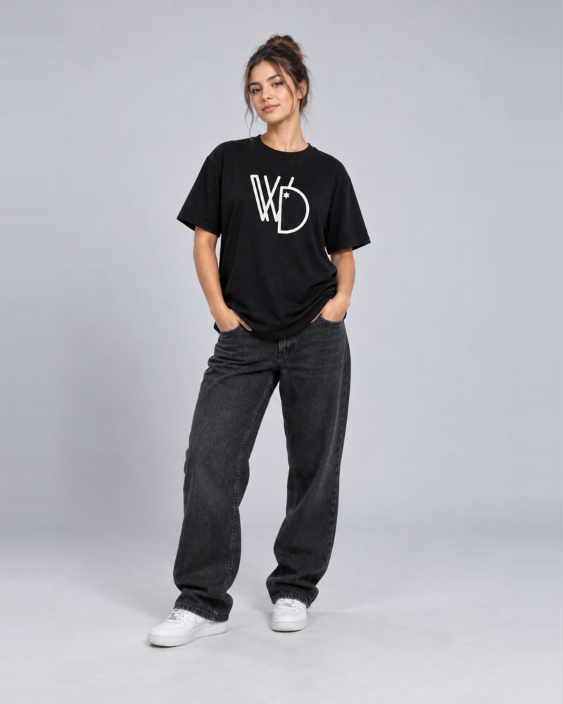 Preto — camiseta walkind logobox