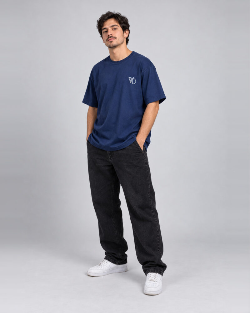 Azul Marinho — camiseta walkind mini logobox
