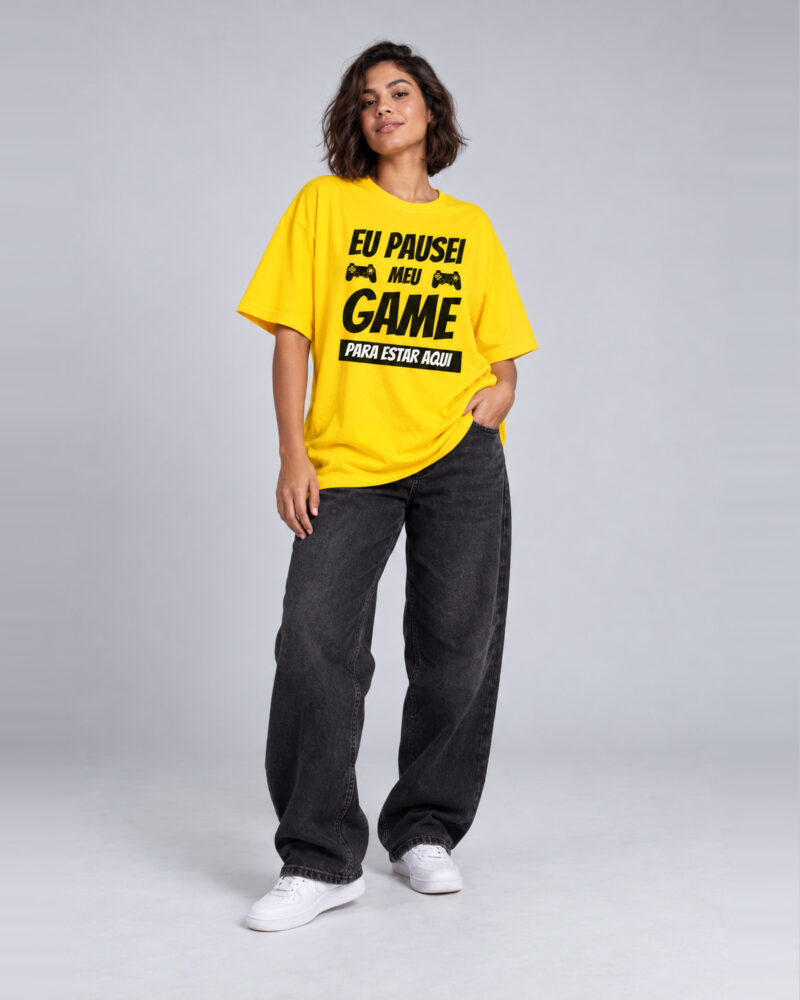Amarelo — camiseta walkind my game