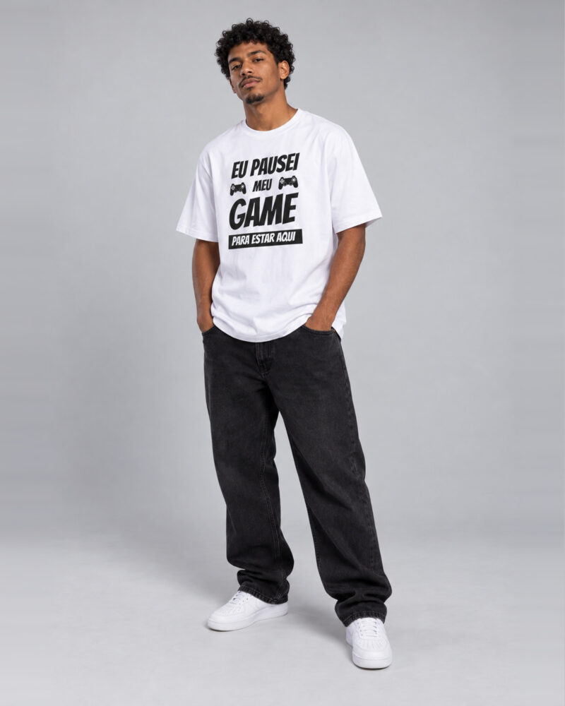 Branco — camiseta walkind my game