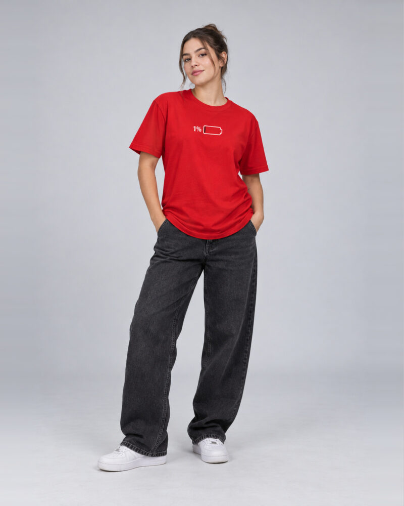 Vermelho — camiseta walkind unloaded