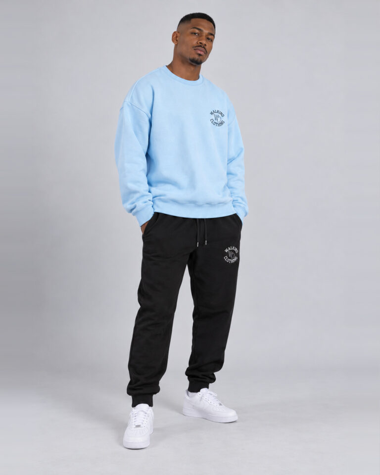 conjunto de moletom gola careca walkind clothing small